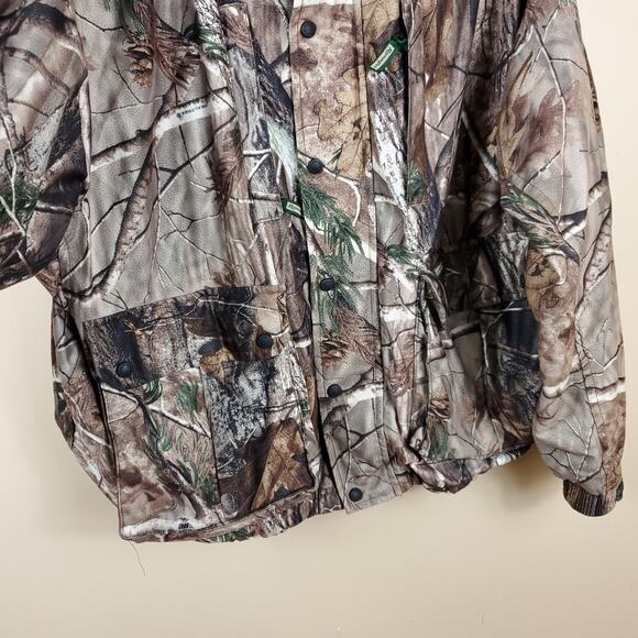 Remington Hunting Camo Full Zip Thermal Insulation Coat Size XL - Picture 3 of 12